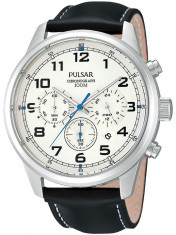 Pulsar PT3255X1 Sportchrono silber weiss schwarz 10ATM foto