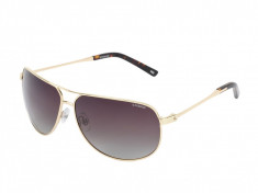 Ochelari de soare unisex Polaroid gold-havana foto