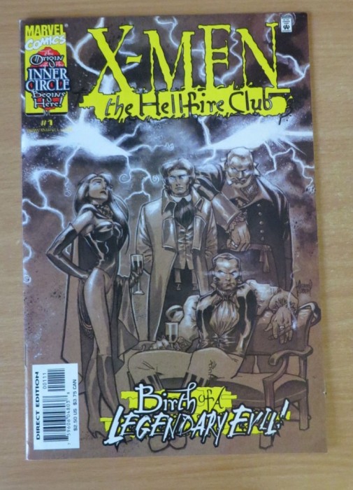 X-Men Hellfire Club #1 Marvel Comics foto mare X-Men Hellfire Club #1 Marvel Comics foto mare