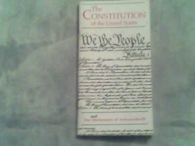 The Constitution of the United States and the Declaration of Independence foto