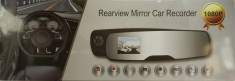 Oglinda Retrovizoare cu Camera Auto Masina DVR Video 1080P | Full HD | Display 2.7&amp;quot; | Detector miscare | 6 IR night mode | 12MP | FULLHD | GARANTIE foto