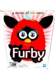 Jucaria Furby pentru iPhone, iPod touch, si alte smart phone culoare rosu cu negru foto