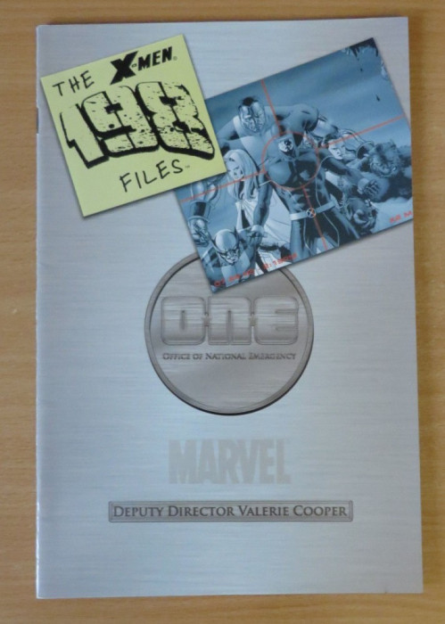 X-Men 198 Files Index Marvel Comics