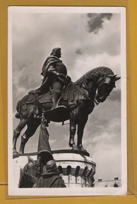 CLUJ STATUIA MATEI CORVIN 1945
