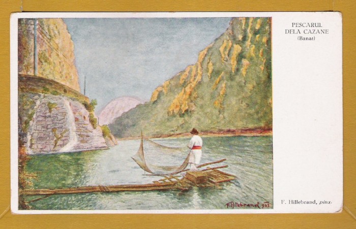 DUNAREA LA CAZANE PICTURA APROX 1930