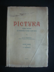 A. G. VERONA - PICTURA STUDIU TECHNIC CU DOUAZECI PLANSE HORS-TEXTE {1944, CUVANT INAINTE DE I.D. STEFANESCU} foto