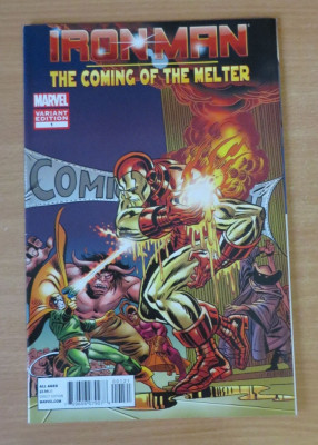 Iron Man - The Coming Of The Melter #1 One-Shot Marvel Comics Variant Cover foto