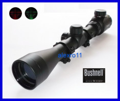 LUNETA ARMA BUSHNELL ZOOM DUSK &amp;amp;amp; DAWN 3-9X40EG - RETICUL ILUMINAT - SISTEME DE PRINDERE INCLUSE foto