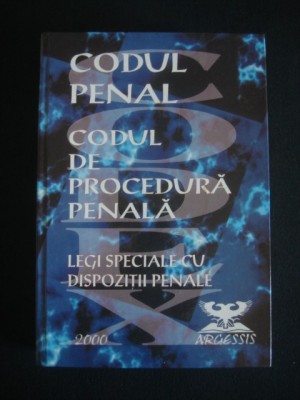 Stefan Crisu - Codul penal. Codul de procedura penala (2000, editie cartonata) foto