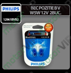 POZITI BECURI PHILIPS BLUE VISION W5W foto