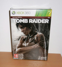 Joc XBOX360 - Tomb Raider Survivor Edition, sigilat, pentru colectionari foto