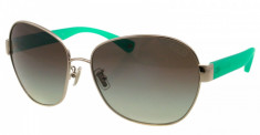 ochelari soare COACH HC 7016 (L047 SKYLER) SILVER/AQUA..originali..USA..NOI foto