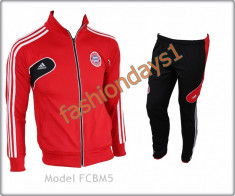 Trening ADIDAS - BAYERN MUNICHEN - UEFA Champions League - Bluza si Pantaloni conici - LIVRARE GRATUITA - Model nou 2014 - Calitate Garantata - foto