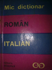 Alexandru Balaci - Mic dictionar Roman - Italian foto