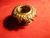 Rozeta -piesa sup. sfesnic ,bronz , D.ext.= 5 cm ,d.int.= 2,2 cm