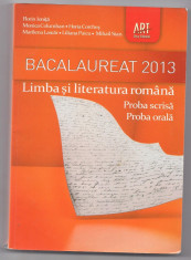 2A(56X) Florin Ionita -BACALAUREAT 2013 Limba si literatura romana foto