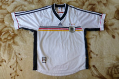 Tricou superb Adidas Deutscher Fusball-Bund Official Garment; marime L foto