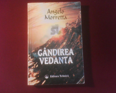 Angelo Moretta Gandirea Vedanta foto