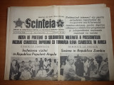 ziarul scanteia 17 aprilie 1979 ( vizita lui ceausescu in angola si zambia )