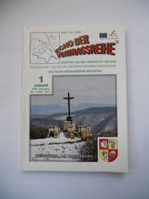 CARTE BANAT ECHO DER VORTRAGSREIHE, RESITA I IANUARIE 2011