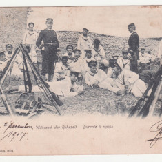 CARTE POSTALA SCRISA - POLA - WAHREND DER RUHEZEIT - ANUL 1907