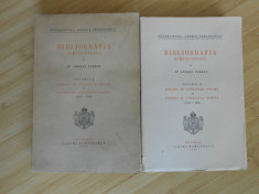 ANDREI VERESS--BIBLIOGRAFIA ROMANA-UNGARA-2 VOLUME-1 SI 2-pana la 1838 foto