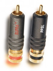Conectori RCA de mare calitate Supra Cables PPSL - The Exclusive Red/Black (perechea), noi, la cel mai bun pret! foto