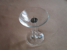 Suport lumanare sticla sau cristal Rosenthal foto