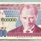 554 BANCNOTA - TURCIA - 1 000 000 LIRA - anul 1970(1995) -SERIA 85 434715 -starea care se vede