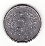 Brazilia 5 centavos 1994, America Centrala si de Sud