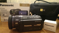 Panasonic 3D Full HD HC-X810 EG-K + Acumulator Rezerva Original + Geanta Voiaj foto