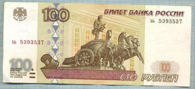 636 BANCNOTA - RUSIA - 100 RUBLES - anul 1997(2001) -SERIA 5393537 -starea care se vede foto