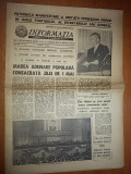 Informatia bucurestiului 3 mai 1979-cuvantarea lui ceausescu la sarbatoare 1 mai