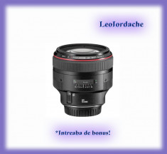 Vand Canon 85mm f1.2 - SH - Cu garantie foto