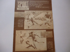 Revista SPORT (septembrie1983) prezentarea echipei RAPID Bucuresti; cuplaje interbucurestene foto