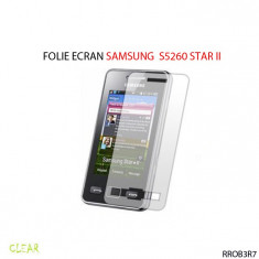 Folie De Protectie Samsung S5260 Star II Montaj Gratuit foto