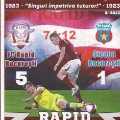 10A(56X) Program de meci-RAPID -STEAUA