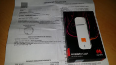 Huawei E3251 USB modem H+ 43.2 Mbps, sigilat, NEcodat, factura+garantie Orange 24 luni foto