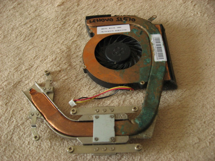 Cooler ventilator laptop Lenovo ThinkPad SL510, Panasonic UDQF2ZH82FQU, 5V 0.21A, 30Y4179, 60Y4180