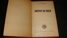 Th. D. Sperantia - Inceput de viata - 1929 foto