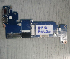 Placa de retea + USB + buton de pornire din laptop Packard Bell NCL20 foto