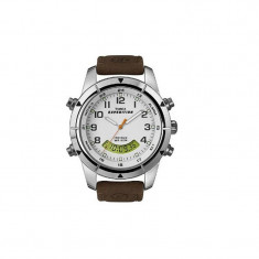 Ceas Timex Expedition T49828 Waterproof, curea de piele, NOU, ORIGINAL foto