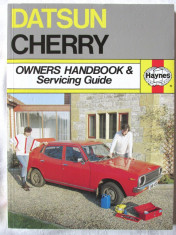 &amp;quot;DATSUN CHERRY. Owners Handbook &amp;amp;amp; Servicing Guide&amp;quot;, A. K. Legg, 1980. Manual Haynes. Text in limba engleza. Absolut noua foto