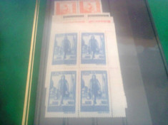 Romania 1946 FDFR serie in bloc de 4+colita mnh foto