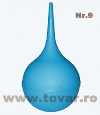 Irigator cauciuc - para Nr 9 - 270 ml - irigator anal - vaginal - dus vaginal - irigator clisma foto