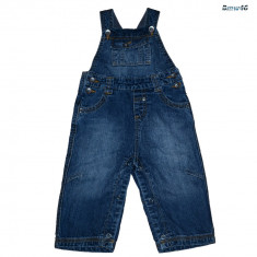 Salopeta blugi firma ZARA Baby marimea 6-12 luni foto