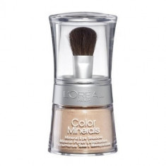 Fard pleoape mineral L&amp;#039;Oreal Paris Color Minerals - 04 Nude Crystal foto