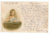 2425 - Princess ELISABETH, Regale, Royalty, Litho - old postcard - used - 1899, Circulata, Printata
