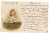 2425 - Princess ELISABETH, Regale, Royalty, Litho - old postcard - used - 1899, Circulata, Printata