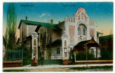 1709 - Satu Mare, CAREII MARI, Theatre - old postcard, military censor - used - 1918 foto